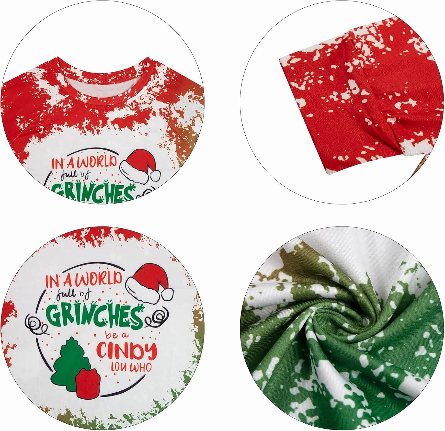 MNLYBABY Be A Cindy Lou Who T-Shirt Tee Christmas Raglan Long Sleeve Tops Splicing Baseball Tees Shirt for Women