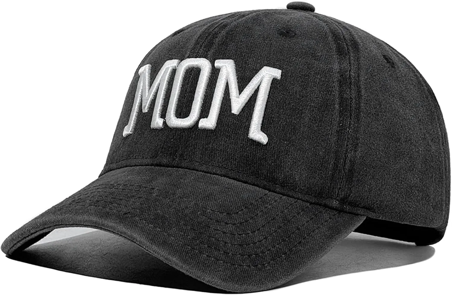 Mom and Dad Hats Set of 2 Pcs Embroidered Adjustable Baseball Caps Gift for Parents Couples Classic Mom Dad Gifts Hat