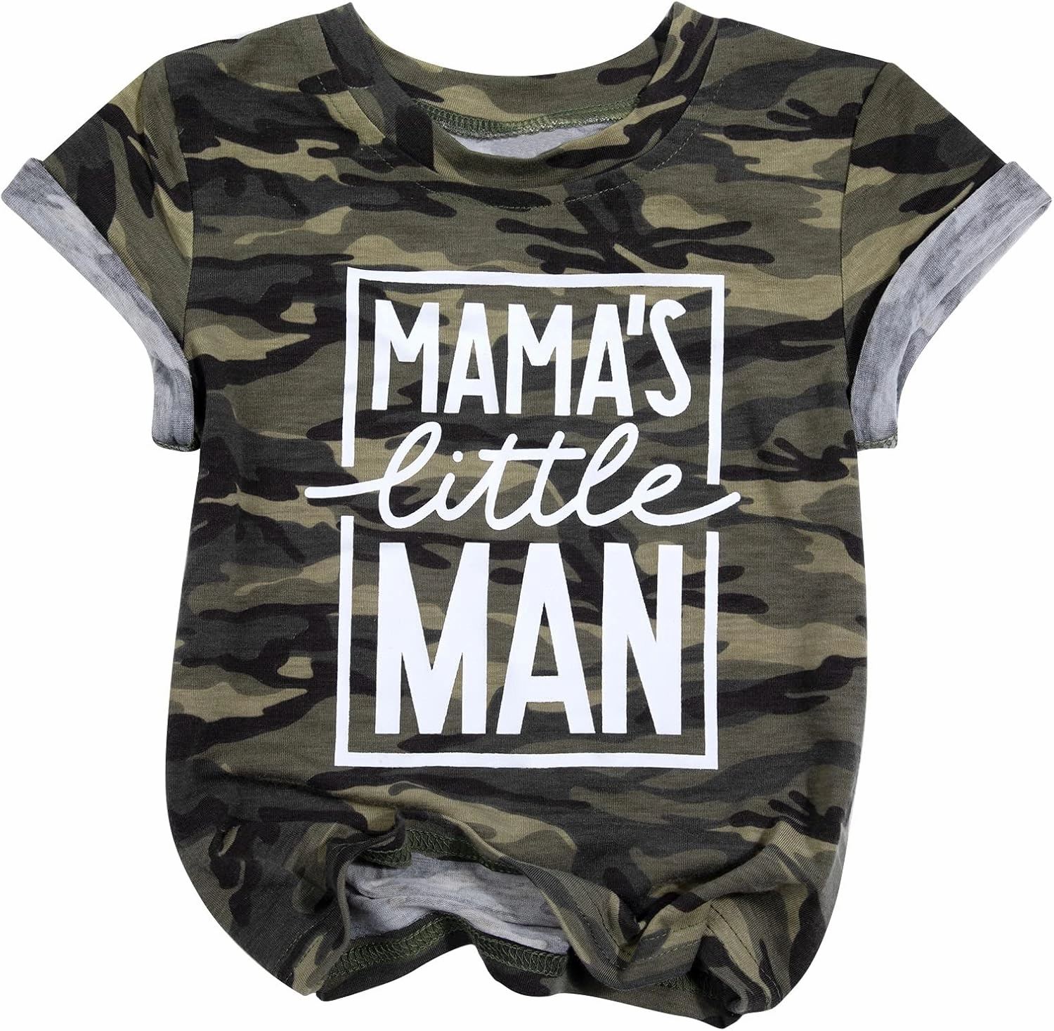 Mom and Son Matching Outfits Mama and Mama's Litter Man Print Shirts Cute Mom and Son Mothers Gifts