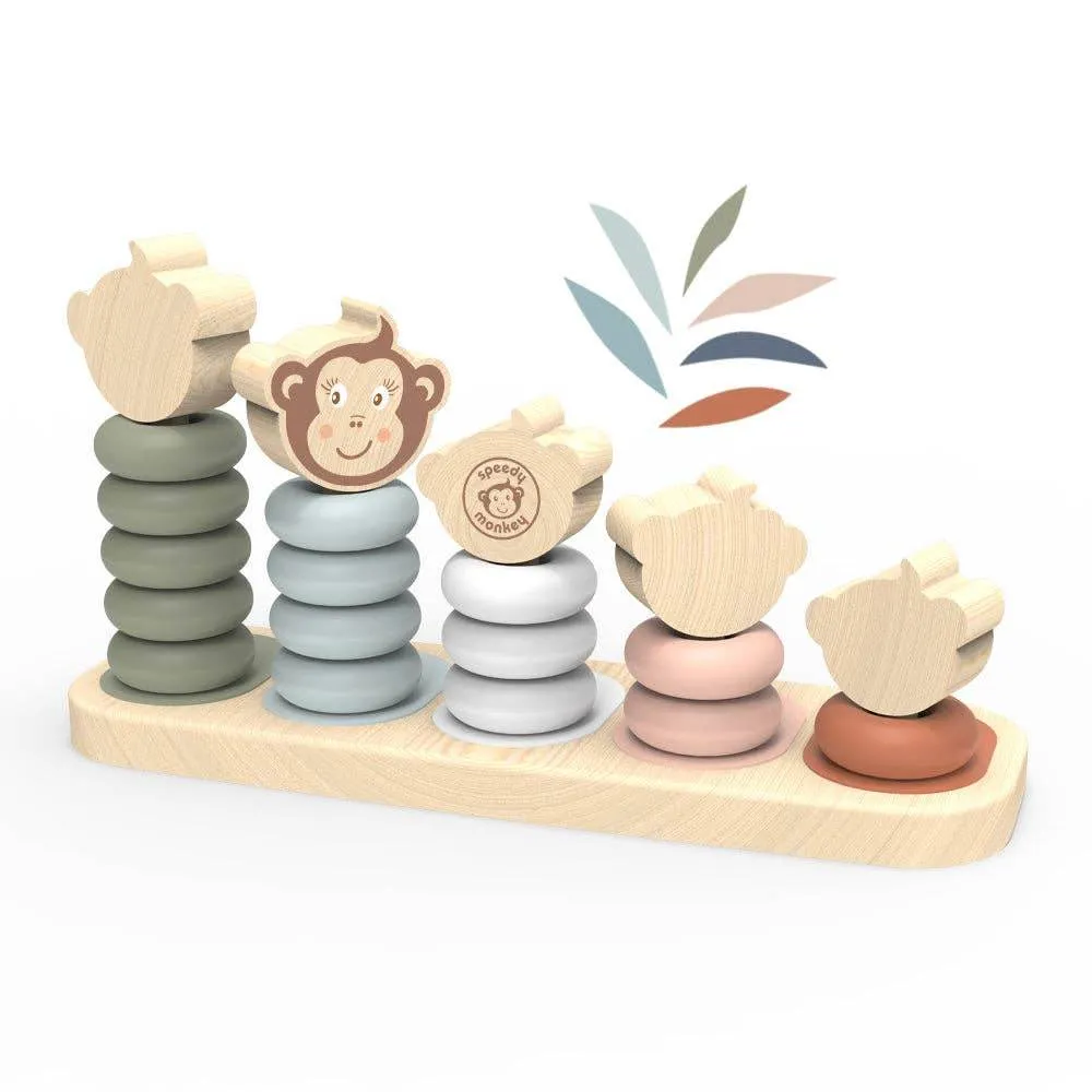 Monkey Family Stacker - Activity Toy