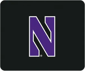 Mouse Pad, Fabric, Northwestern University Standard/Classic Black