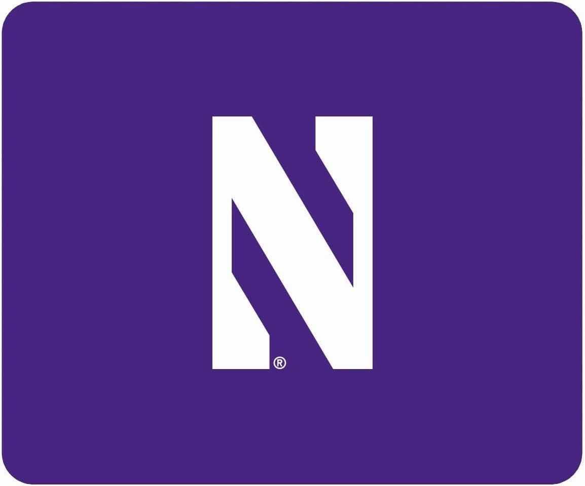Mouse Pad, Fabric, Northwestern University Standard/Classic Purple