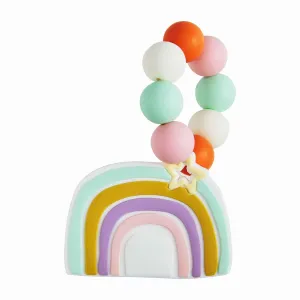 Mud Pie Silicone Teether - Rainbows