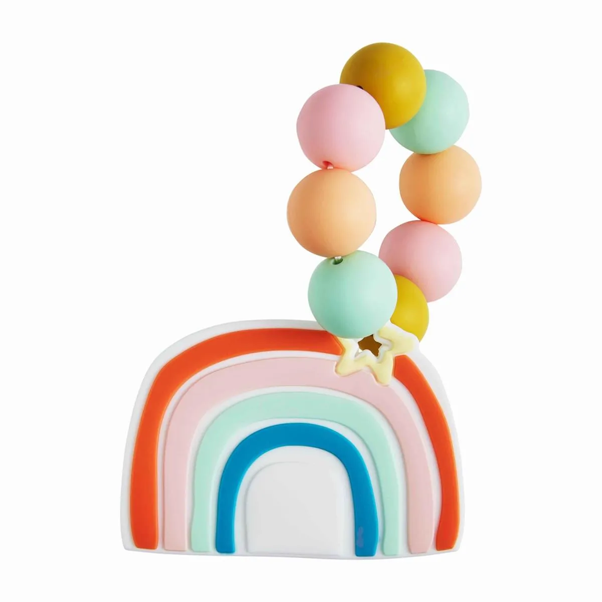 Mud Pie Silicone Teether - Rainbows