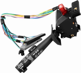 Multi-Function Combination Switch Gray for | 1995-2002 Chevy Tahoe S10 GMC C1500 K1500 Suburban Yukon & More | 2330814, 26100985, 26036312 | Turn Signal, Wiper, Hazard Switch, Cruise Control