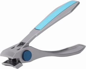 Nail Clipper Straight Wide Jaw Opening Fingernail Clipper, Thick Nails Cutter with Nail File for Senior Labour Saving Large Toenail Fingernail Clipper Heavy Duty Thick Nail Clipper