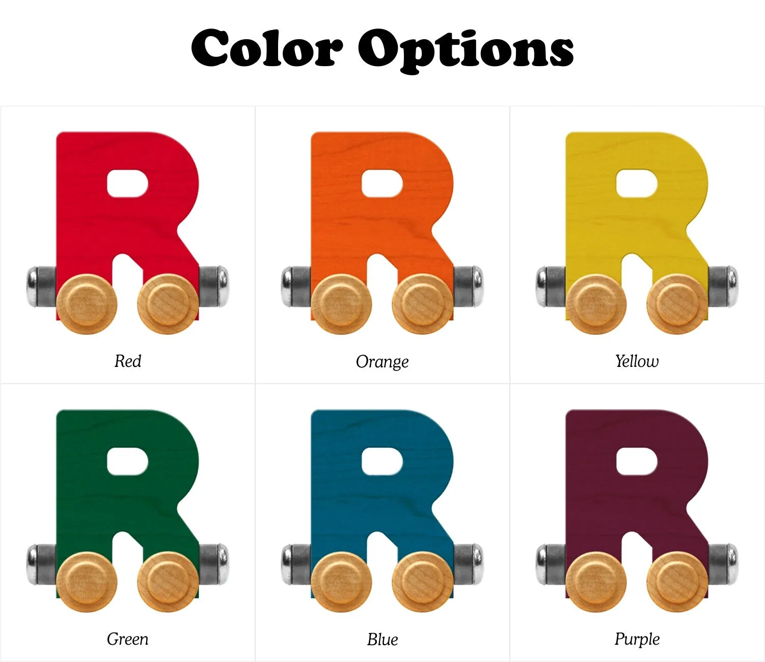 Nametrain Letter R
