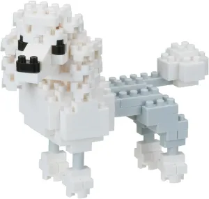 Nanoblock Poodle Building Kit, White