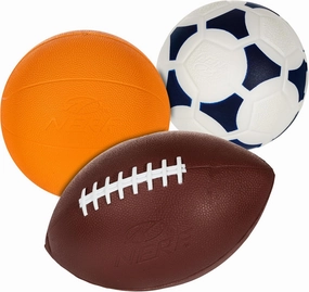 NERF Mini Foam Sports Ball Set - Kids Youth Foam Football, Mini Soccer Ball  Mini Basketball Set Soft Foam Sports Set for Kids - All Sport Kids Indoor   Outdoor Toy Sports Ball Pack - Multicolor