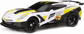 New Bright 1:16 RC Forza Motorsport Corvette ZR.1 Car, Full-Function Remote Control, Working Headlights, 2.4GHz Tech, 80ft Range, USB Rechargeable, Ages 4  Racing Toy