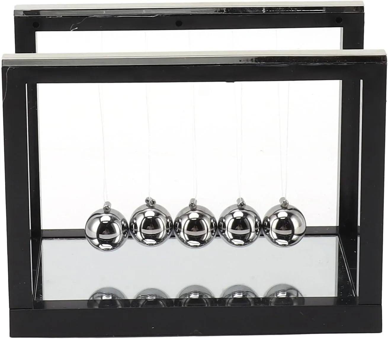 Newton Cradle Balance Balls, Stainless Steel Swing Balls, Physics Learning Desk Toy for Office, Bedroom, Living Room