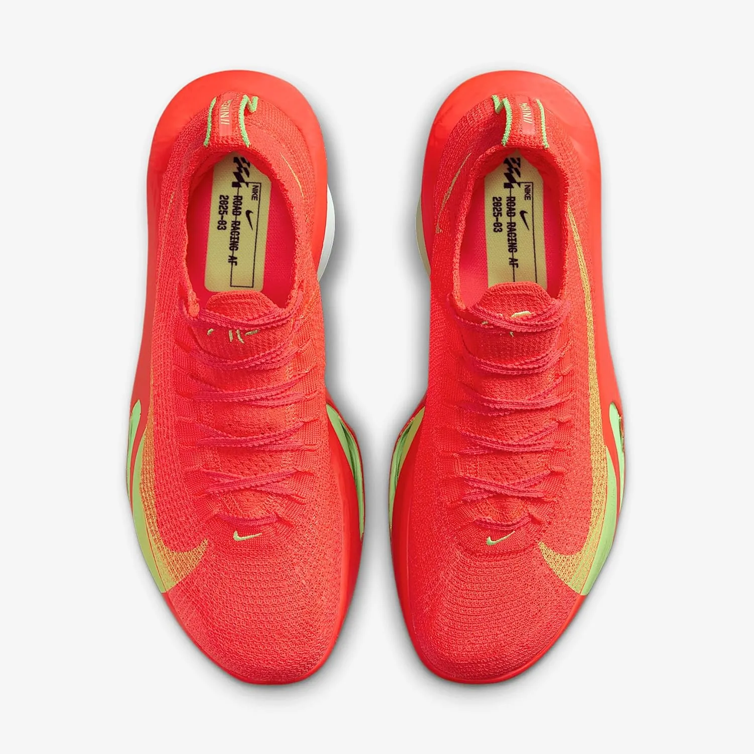 Nike Alphafly 3 Men's Road Racing Shoes (FD8311-600, Bright Crimson/Lime Blast/Mint Foam/Cave Purple)
