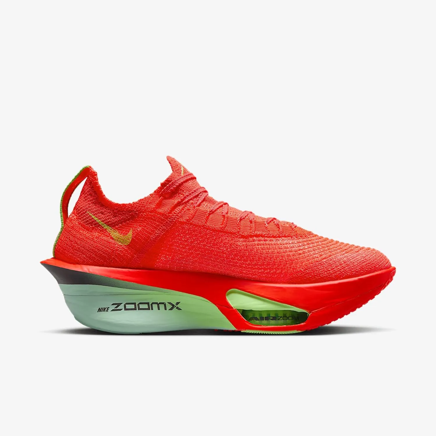 Nike Alphafly 3 Women's Road Racing Shoes (FD8315-600, Bright Crimson/Lime Blast/Mint Foam/Cave Purple)