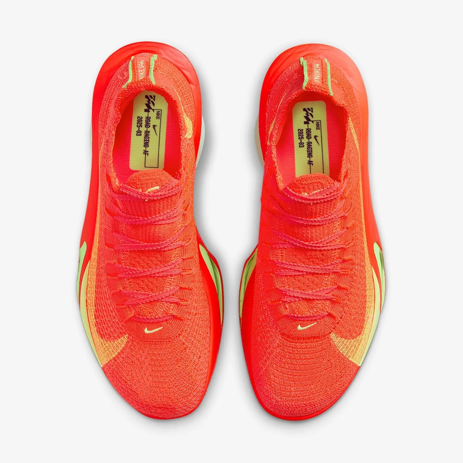 Nike Alphafly 3 Women's Road Racing Shoes (FD8315-600, Bright Crimson/Lime Blast/Mint Foam/Cave Purple)