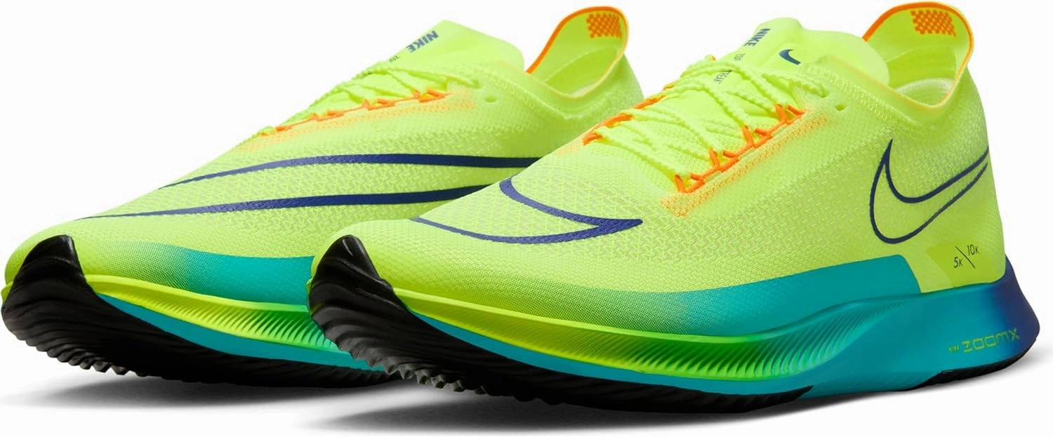 Nike Streakfly Men's Road Racing Shoes (DJ6566-700, Volt/Bright Crimson/Volt/Black)