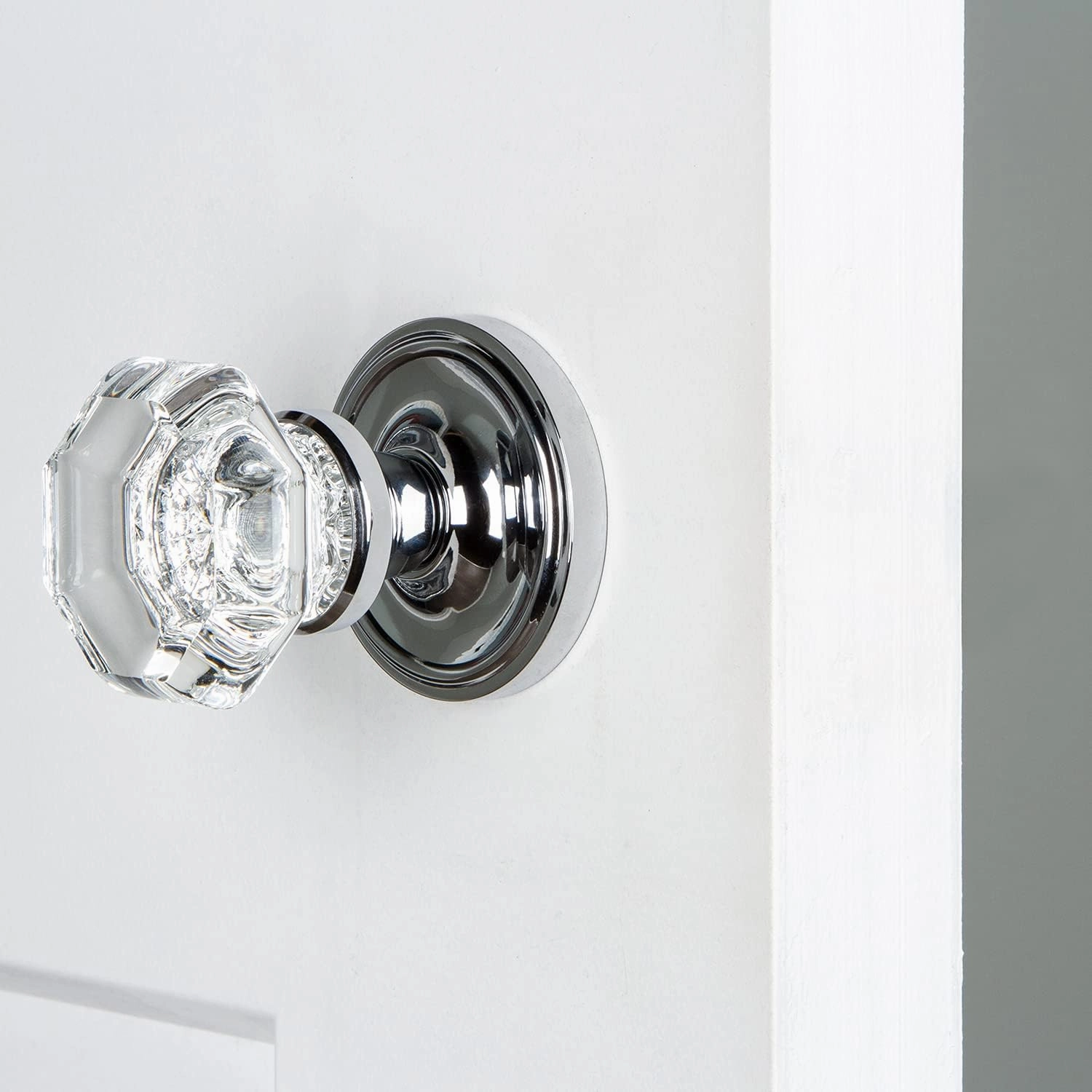 Nostalgic Warehouse Classic Rosette Waldorf Octagonal Round Door Knob