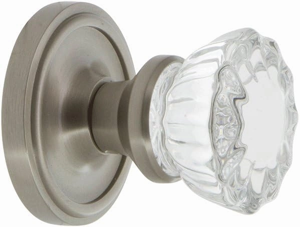 Nostalgic Warehouse Classic Rosette with Crystal Door Knob