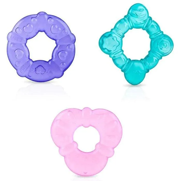 Nuby The Kool Soother Teething Ring Set - 3 Pack