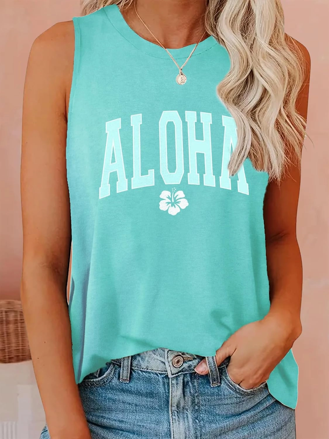 On Cruise Time Coconut Tree Tank Tops for Women Summer Vacation Sleeveless Shirts Casual Beach Praty Graphic Tees Vest