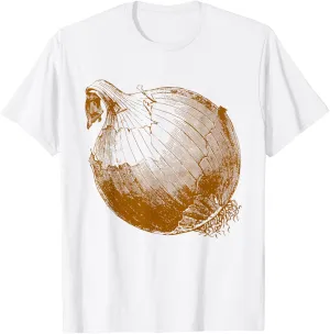 Onion Vegetable Retro Vintage Graphic Vegetarian - Onion T-Shirt