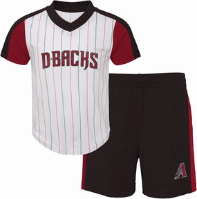 Outerstuff MLB Toddler 2-4 The Line Up Official 2 Piece Short Sleeve T-Shirt & Shorts Set