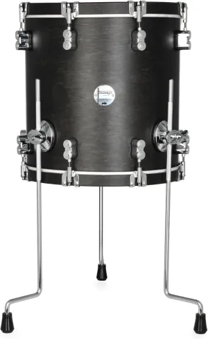 Pacific Drums & Percussion Add-Ons PDP Concept Classic, 14x14, Ebony Hoops Floor Tom (PDCC1414FTEE)