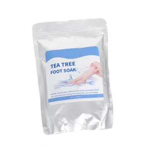 PartyKindom 1Pc Exfoliating Foot Bath Salt with Foot Keratosis Pilaris Scrub Gel for Softening Calluses Soothing Tired Feet Extracts Spa