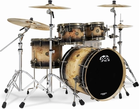 PDP By DW PDP 2023 LTD Mapa Burl 4pc Drum Set Shell Pack (PDLT2214MB)