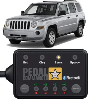 PEDAL COMMANDER for Jeep Patriot 2007-2017 Throttle Response Controller - Fits 1st Gen, Base, Altitude, Latitude, Limited, Sport, Latitude X, High Altitude, 2.0L 2.2L 2.4L, Jeep Patriot Accessories
