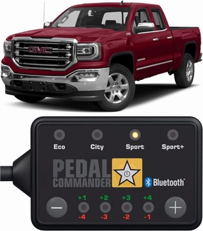 PEDAL COMMANDER for GMC Sierra 2007-2018 Throttle Response Controller Fits: 1500, 2500HD, 3500HD, Base, SLE, SLT, Denali, GMC Sierra Accessories