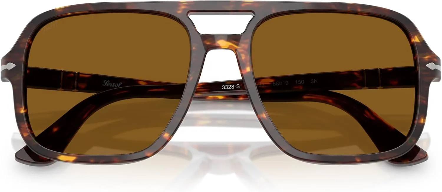 Persol Men's Po3328s Aviator Sunglasses