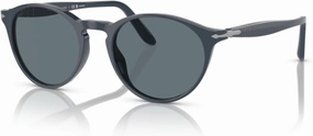 Persol PO3092SM Round Sunglasses for Men   BUNDLE With Designer iWear Complimentary Eyewear Kit