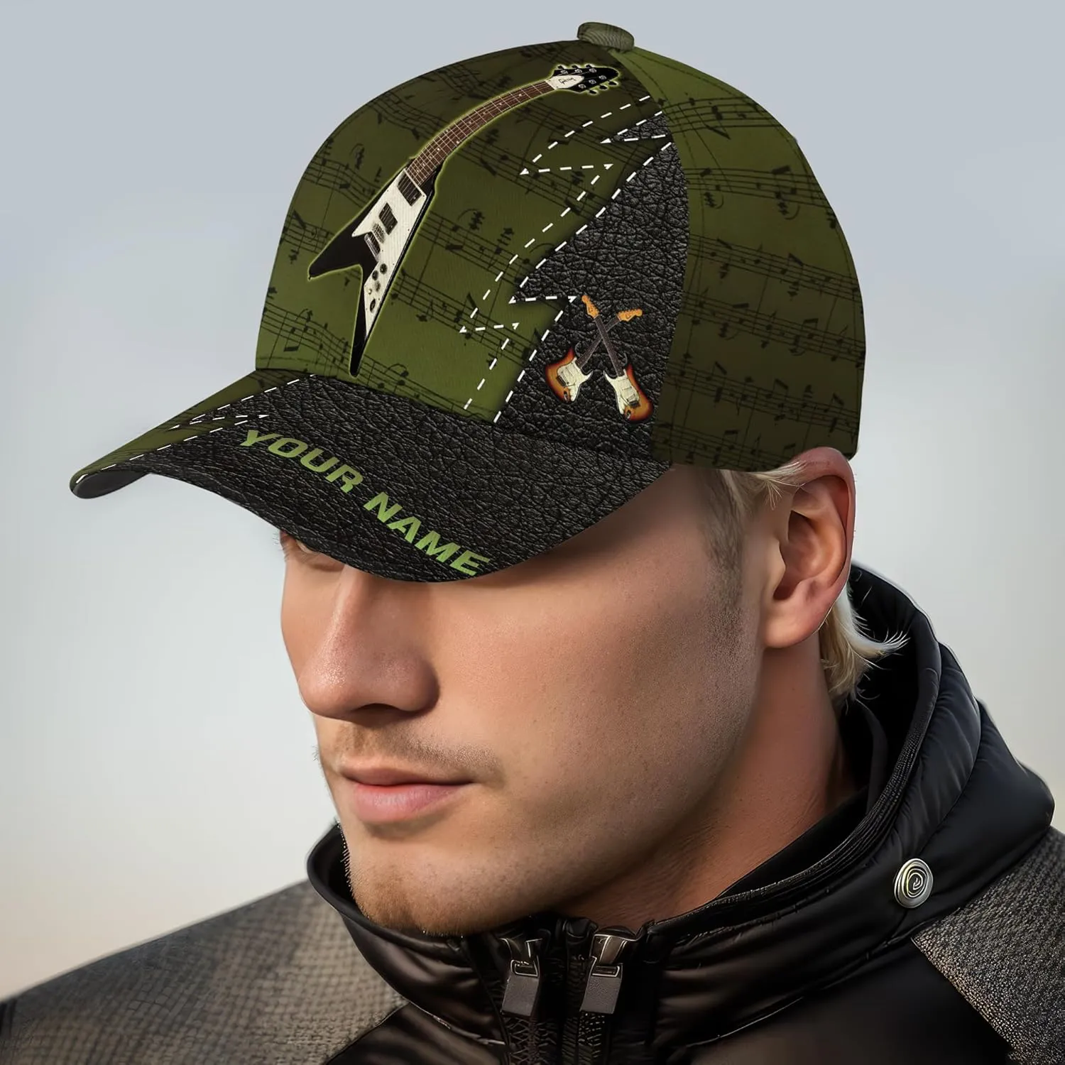 Personalized Baseball Cap, 3D Printed Ball Caps for Teen Boys, Unisex Ball Caps, Fitted Hats for Men