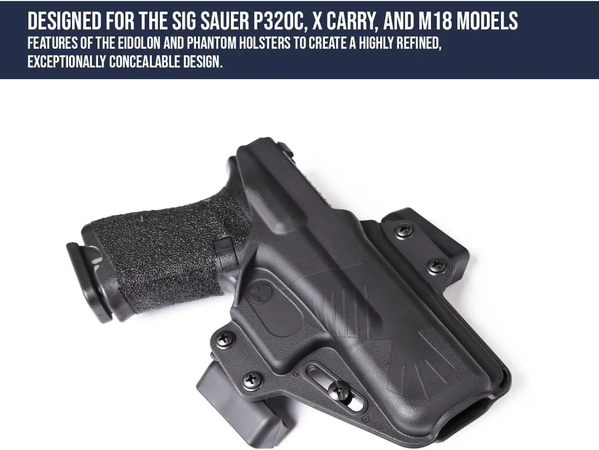 Perun Gun Holster | Open Carry Outside Waistband OWB Strongside Pistol Holster