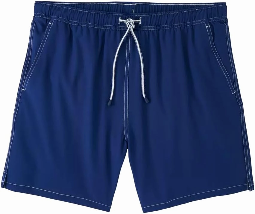 PETER MILLAR Men's Solid Atlantic Blue Swim Trunk XXL