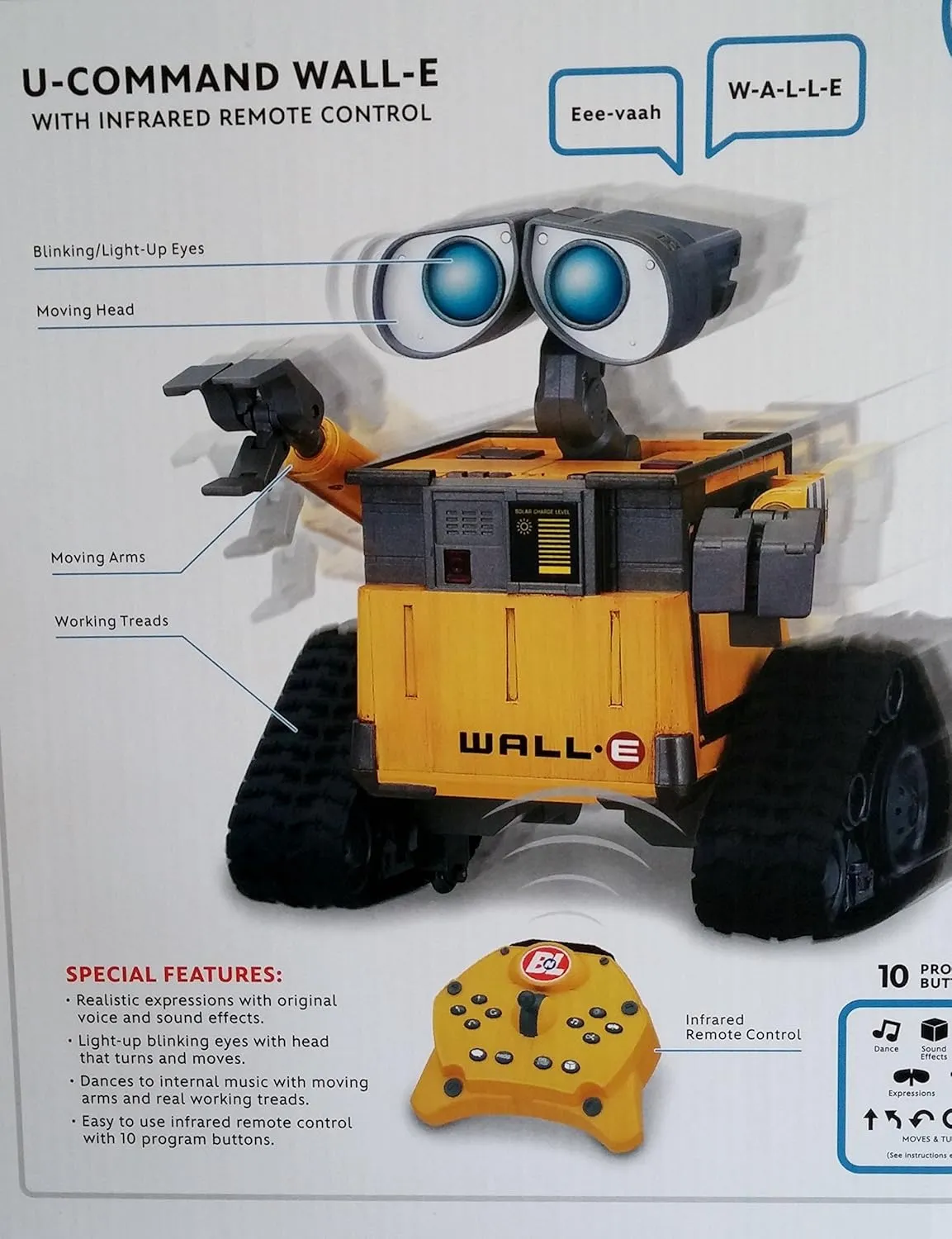 Pixar Collection Disney U-Command Wall-E Action Figure