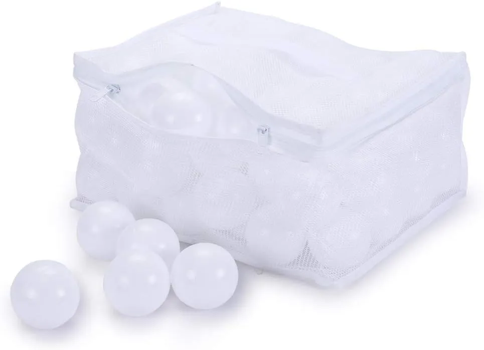 PlayMaty Play Ball Pit Balls - 2.36inches Phthalate&BPA Free Plastic Ocean Transparent Balls for Kids Toddlers and Babys for Playhouse Play Tent Playpen Pool Party Decoration Pack of 70