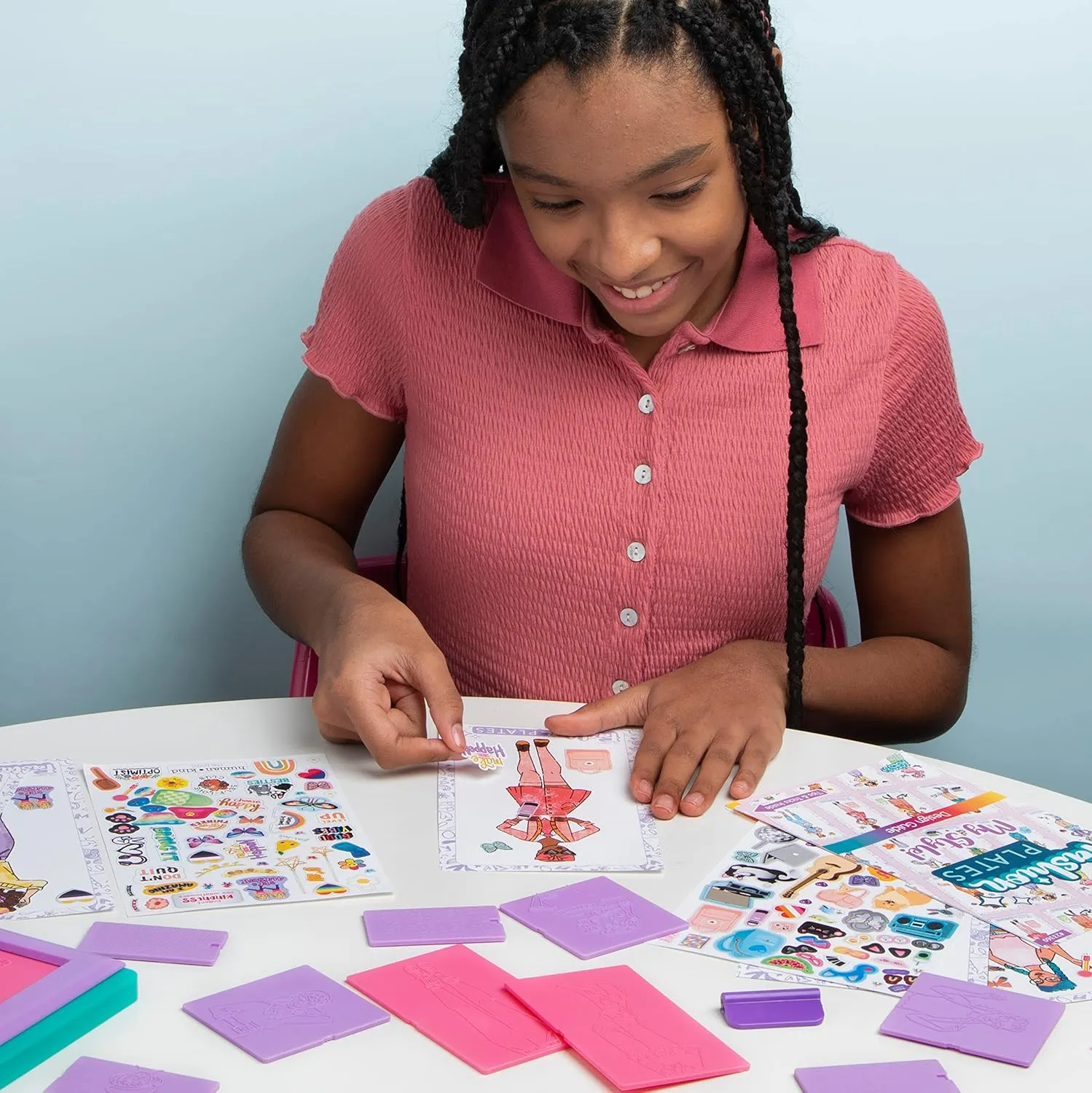 PlayMonster Fashion Plates — My Style — Drawing Kit with Mix-and-Match Design Plates — Make 100s of Modern Fashion Designs — Art Activity — for Kids Ages 6 and Up