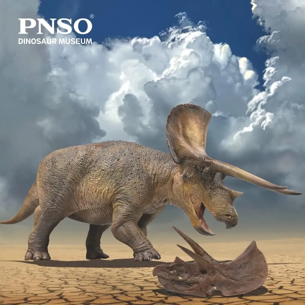 PNSO Dinosaur Museums Series (New Doyle The Triceratops 1:35 Scientific Art Model)