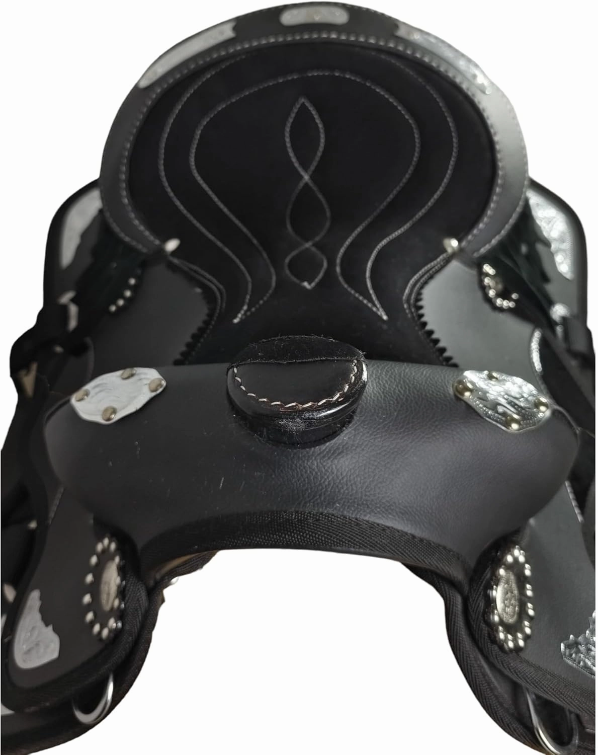 Pony Youth Child Miniature Handmade Synthetic Premium Comfort Western Barrel Racing Trail Equestrian Horse Saddle Tack Size 10-12 inch