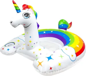 Poolmaster Inflatable Swimming Pool Float Water Dragon Rider Toy for Kids