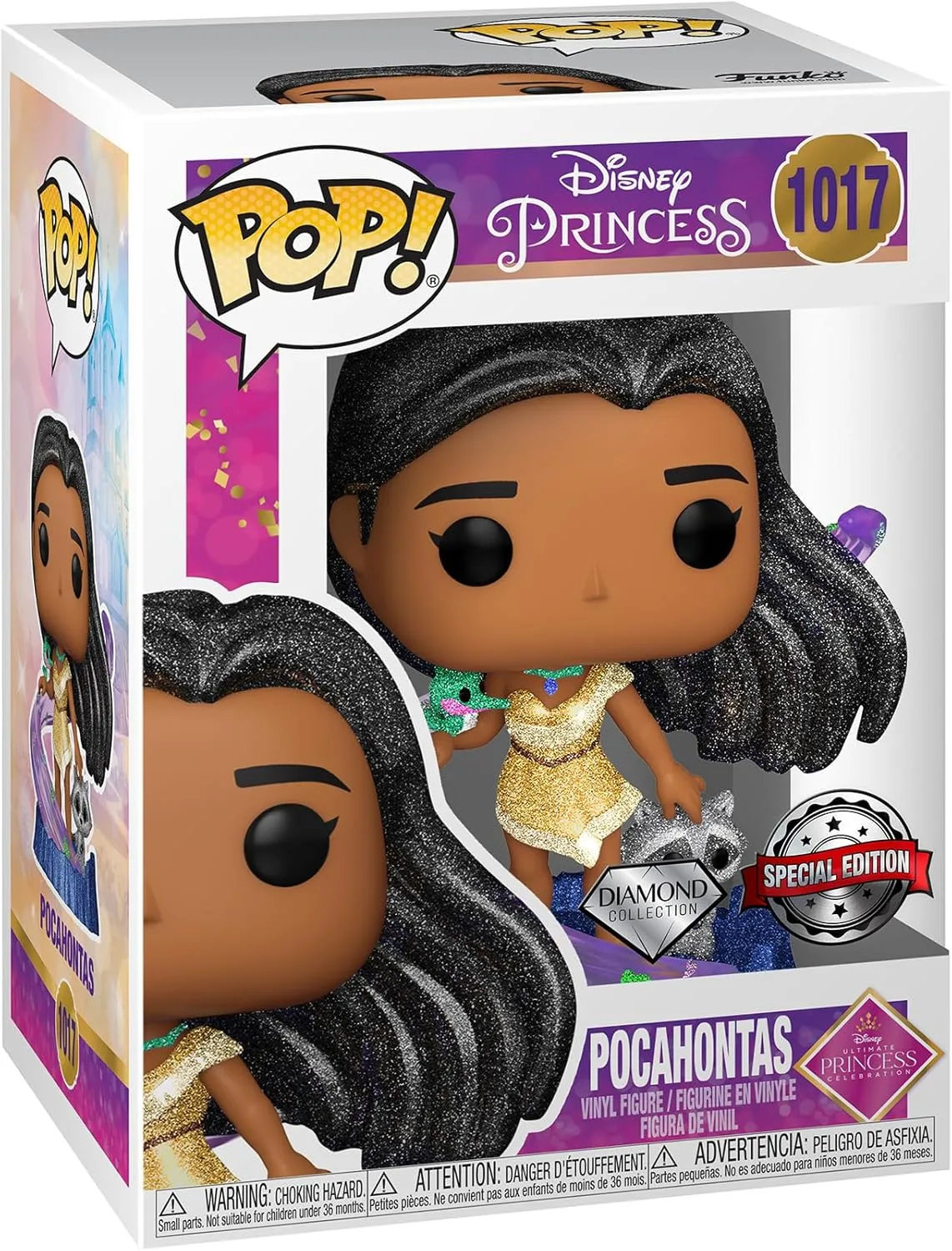 POP! Pocahontas#1017 Diamond Collection HOT Topic Exclusive