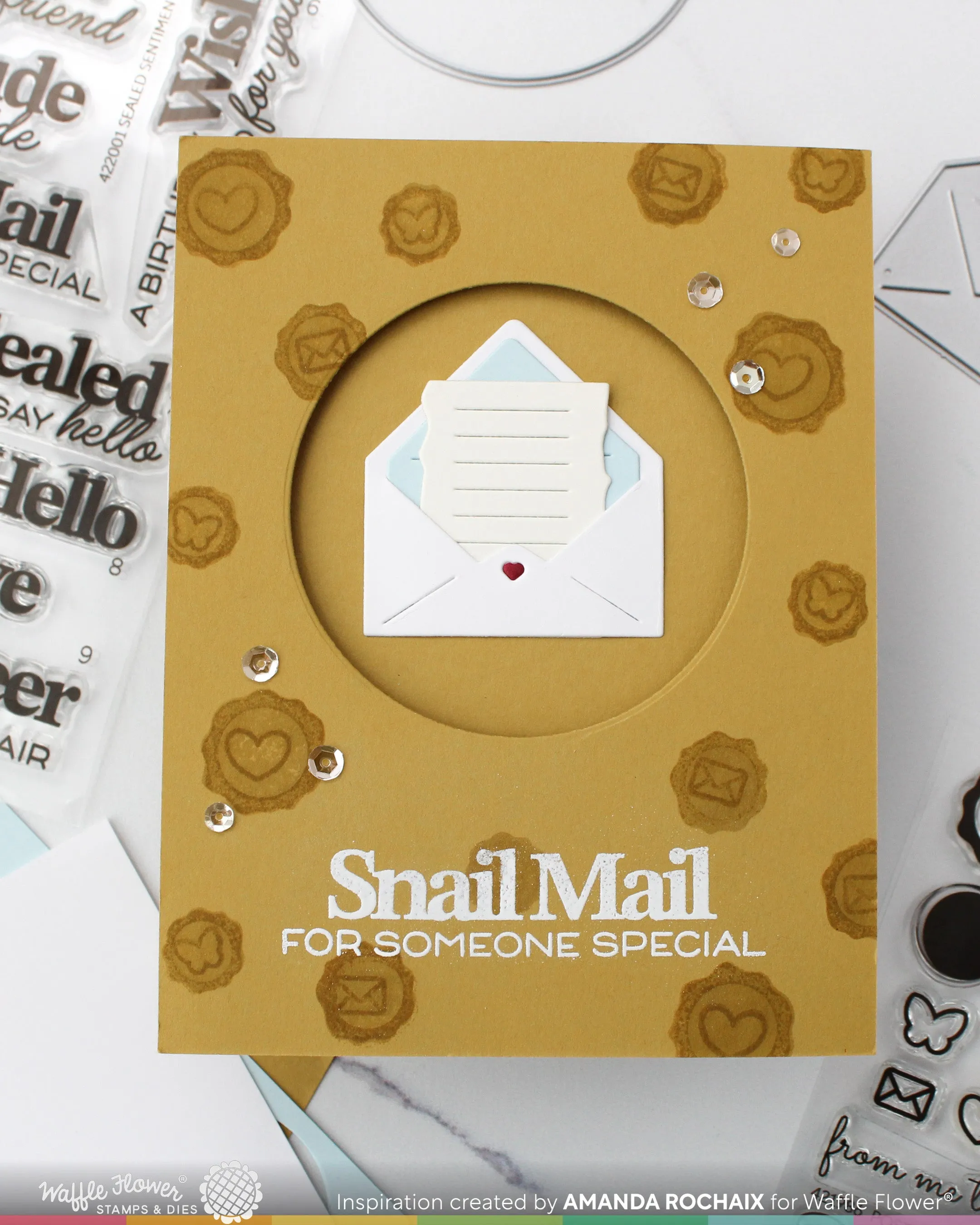 Postage Collage Mini Seals Die