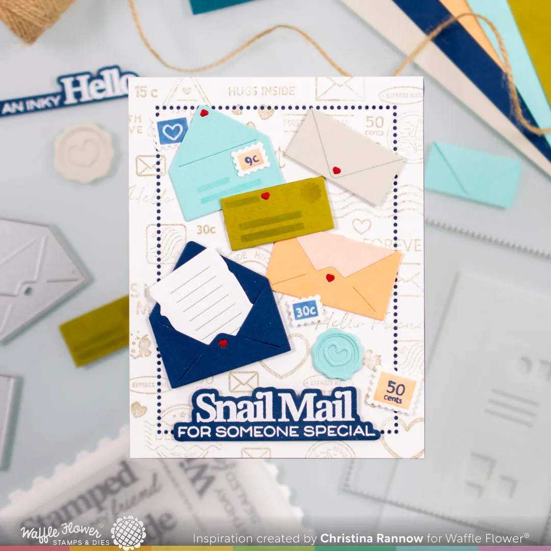 Postage Collage Mini Seals Die