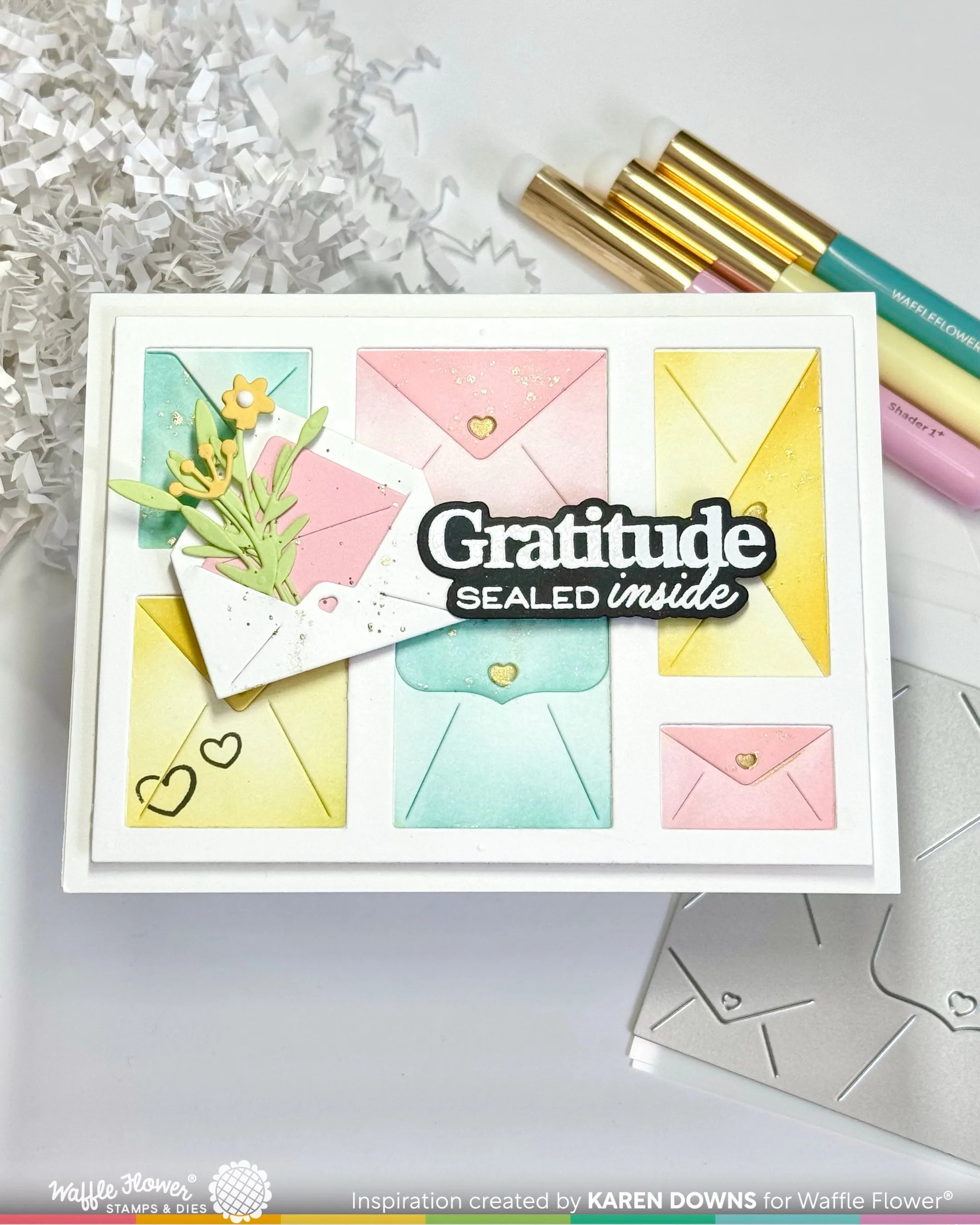 Postage Collage Mini Seals Die