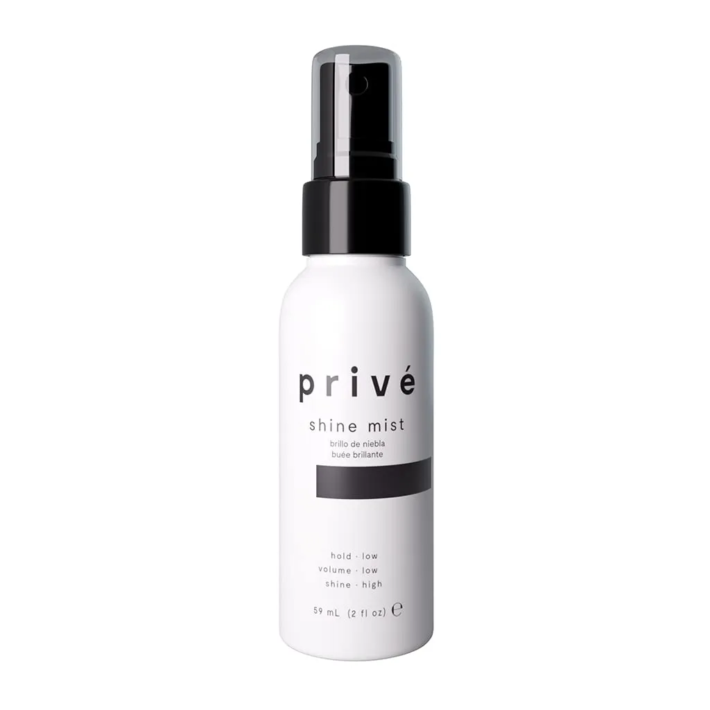 privé shine mist mirco mist for massive shine/smooths frizz 59ml / 2oz