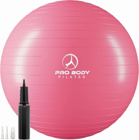 ProBody Pilates Exercise Ball - Multiple Sizes Gym Grade Balance Ball for Fitness, Yoga, Workout, Pregnancy & Physical Therapy
