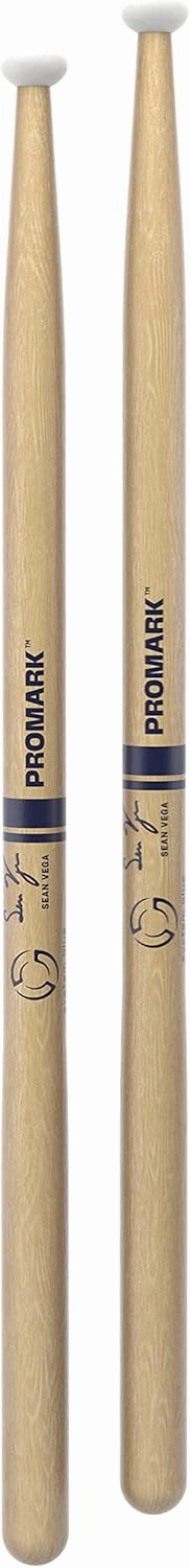 ProMark Drum Sticks - Sean Vega TS8 System Blue Tenor Drumsticks - Drum Sticks Set - Nylon Tip - Hickory Drumsticks - Consistent Weight and Pitch - 1 Pair