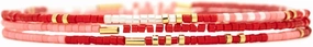 Pura Vida Bracelets Pack Be Mine Seed Bead Stretch Bracelet Stack - Set of 3