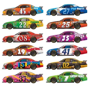 Race Car Party Props (12 per Package)
